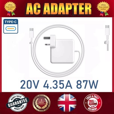 87W USB-C AC Netzteil Ladegerät Ersatz für MacBook Pro Air 13 14 15 16
