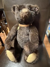 18" STEIFF DUNCAN THE TRADEMARK BEAR 681141 WORKING GROWLER