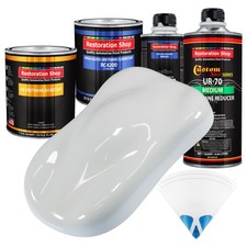 Championship White Quart Urethane Basecoat Clearcoat Car Auto Paint Kit