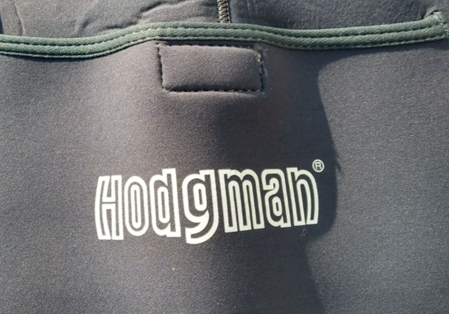 HODGMAN NEOPORENE WADERS SIZE LARGE REMOVABLE SUSPENDERS GREEN - NICE CONDITION - Image 2 of 4