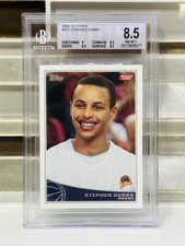 Rookie 2009 Stephen Curry Topps #321 BGS 8.5 Steph Warriors RC Beckett NBA GSW