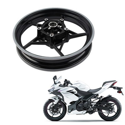 Painted Black Front Wheel Rim For Kawasaki Z400 EX400 Ninja 400