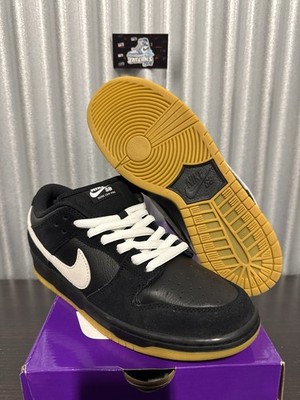 Nike SB Dunk Low Black White Gum Size 10.5 Men's Brand New HF3704-003