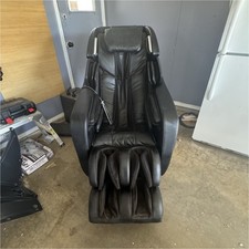 Infinity Electric Massage Chair Zero Gravity Heated 3D Remote Black Faux Leather