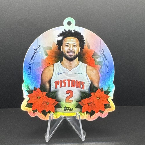 Cade Cunningham #DCO-CC 2025 Topps Holiday Oversized Die-Cut Ornament card