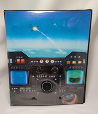 Vintage 1980s Rock Notes Radio 3 Ring Binder Fighter Jet Dashboard BG 2230 WORKS