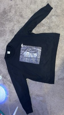 Medium Men Nike Zero Gravity 1972 Pullover Round Neck Black DD6059-010 NWOT