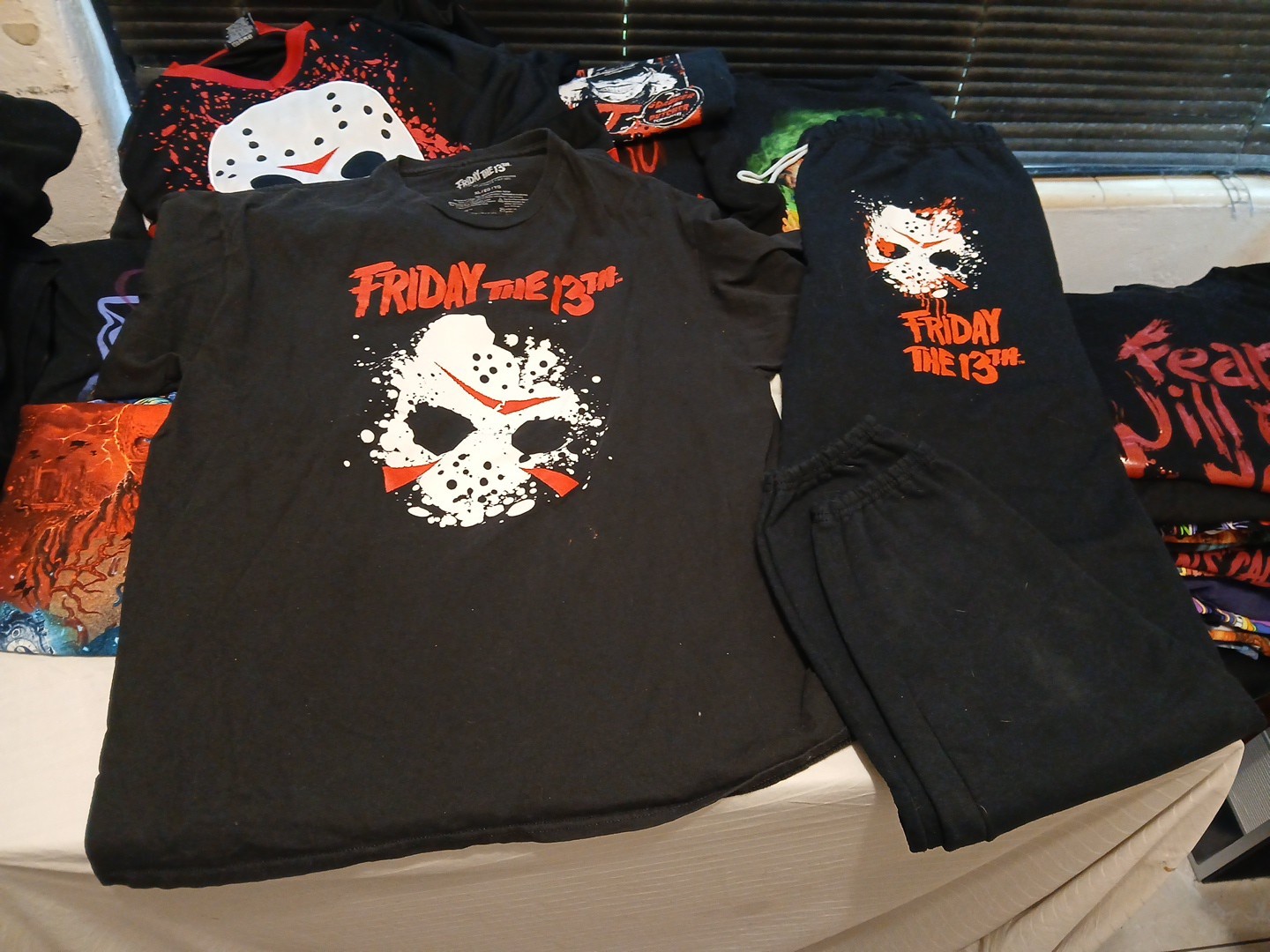 Lot 12 Universal Studios Halloween Horror Nights FRIDAY 13TH Men T-Shirt SZ XL