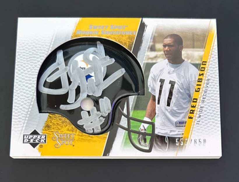 2005 Upper Deck Sweet Spot - Sweet Spot Rookie Signatures Fred Gibson /650 #261