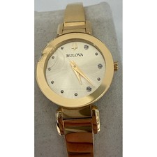 Bulova Marc Anthony Women's Champagne Dial Quartz Watch 97P164