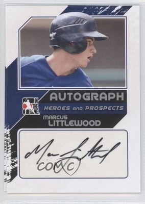 2011 ITG Heroes and Prospects Close Up Silver /190 Marcus Littlewood Auto 2b2