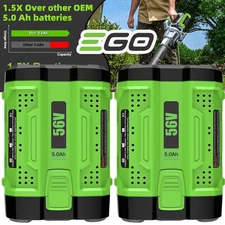 pack For EGO 56V 5.0Ah 56 Volt BA1400 POWER Lithium Ion Battery BA2240 BA1120