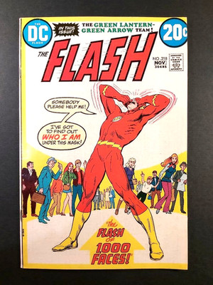 The Flash 218 / Neal Adams Green Lantern /Green Arrow / DC / 1972 / VF