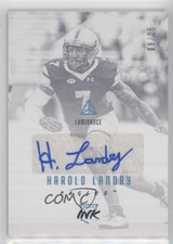 2018 Panini Luminance Rookie Ink Platinum Blue 9/25 Harold Landry Auto v1x
