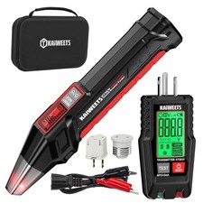 Circuit Breaker Finder with LCD Display, GFCI Outlet Tester, Electrical