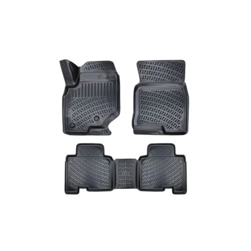 Custom Molded Rubber Floor Mat Fits For Ssangyong Grand Musso 2018 - Up Black - Изображение 2 из 4
