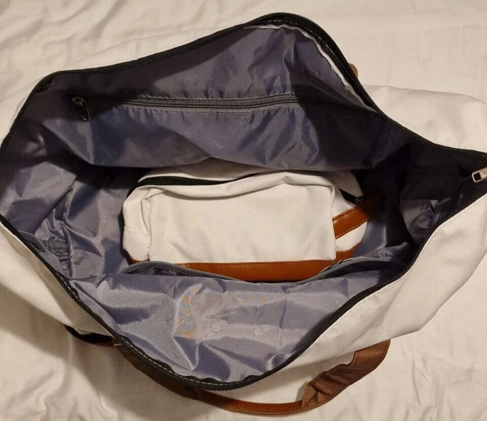 Damen Lekesky Doppeldecker Reisetasche Wochenende Reise Übernachtung Tasche  - Bild 2 von 3