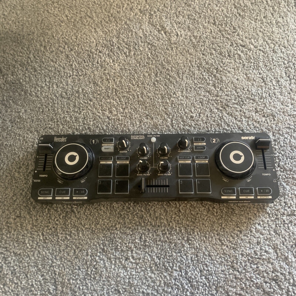 HERCULES DJCONTROL STARLIGHT Serato Compatable Beginner DJ