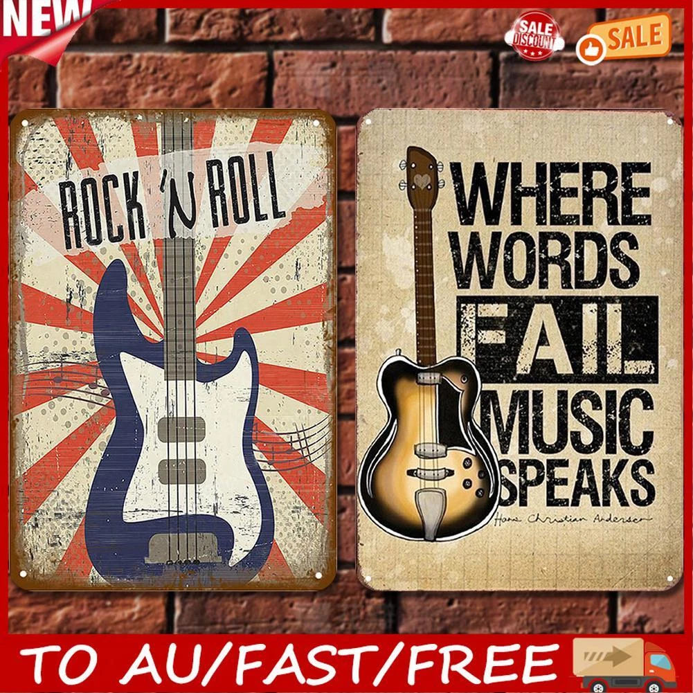 Guitar with 2024 metal plate