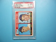 1965 TOPPS MLB BASEBALL CARD 354 BILLY OTT JACK WARNER ROOKIE STARS PSA 8 GL