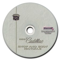 1969 Cadillac Shop Manuell Und Body Service CD Deville Eldorado Fleetwood Calais