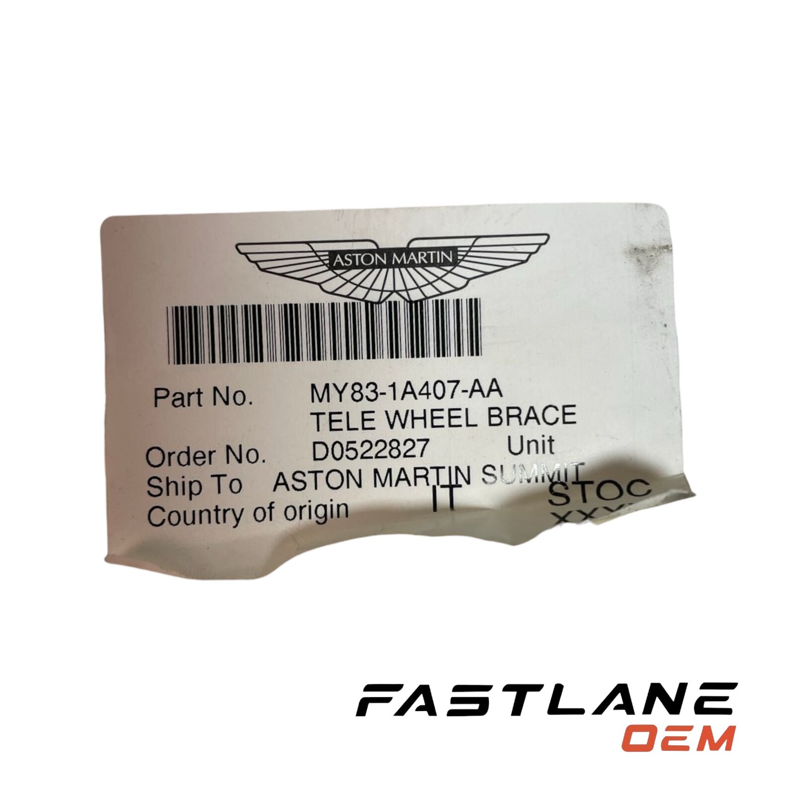ASTON MARTIN TELESCOPIC WHEEL BRACE NEW OEM MY83-1A407-AA