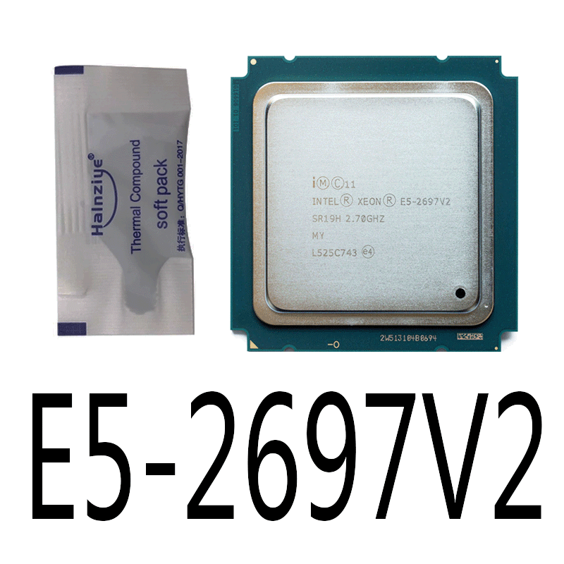Intel Xeon E5 -2697v3 Processor - 14 Cores, 2.6GHz, LGA2011 Socket (Used, Tested Working) Used Server Processor 14 Core 2.6GHz LGA2011 SR1XF - Foto 2