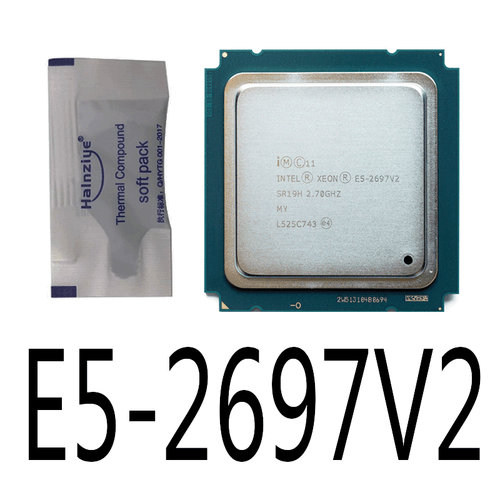 Intel Xeon E5-2697 V2 SR19H 12 Core 2.70GHz 30MB 24 Threads 130W CPU E5-2697V2  - Picture 2 of 2