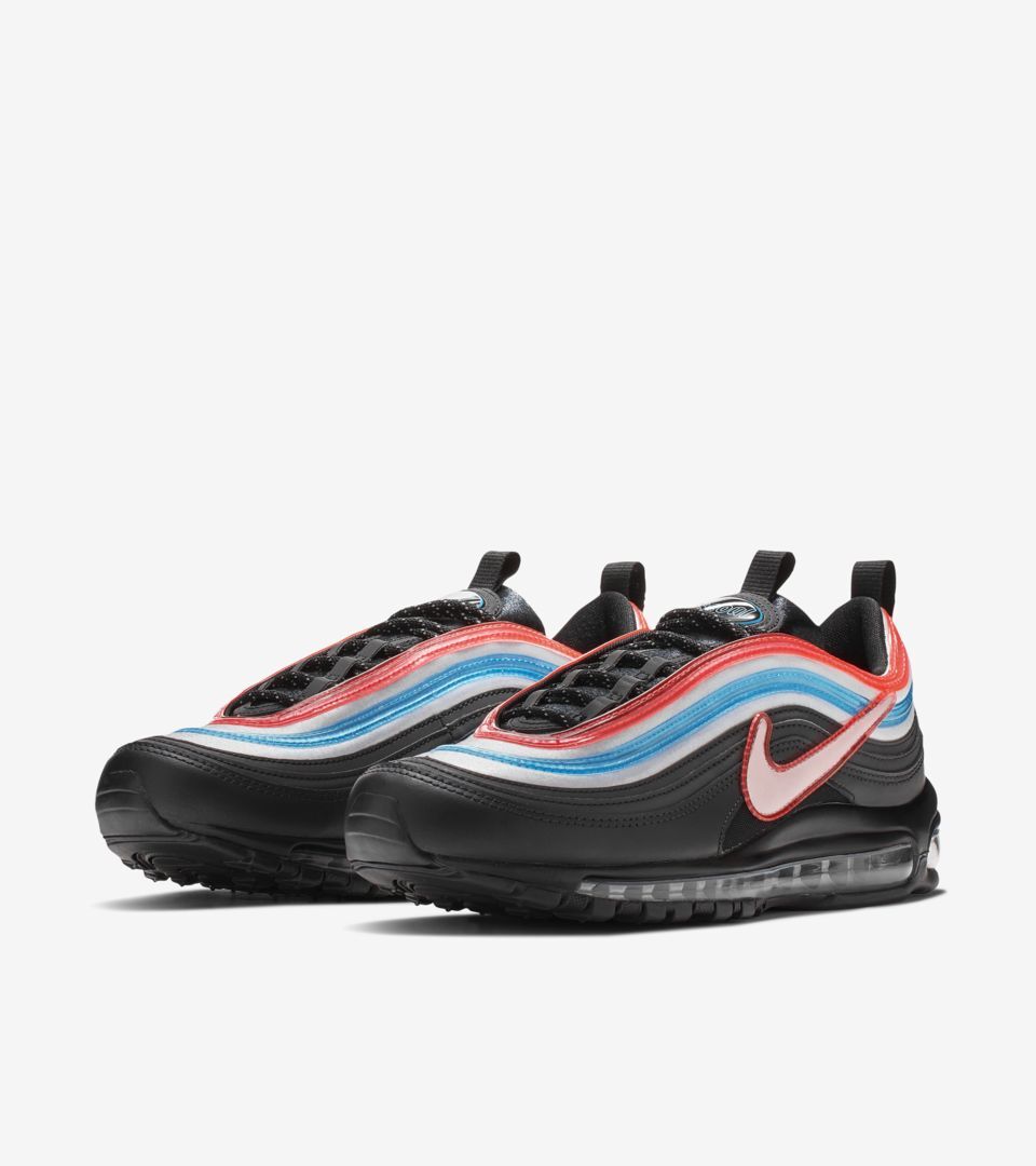 Nike Air Max 97 On Air Neon Seoul Black Silver CI1503-001 