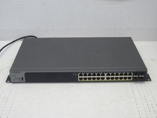 Netgear ProSafe GS728TPv2 24-Port Gigabit Ethernet Switch w/PoE and 4 SFP Ports