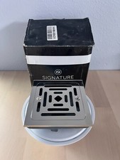 Signature Hardware SH607C Adelphi 4.5" Pattern Grate Linear Shower Drain Chrome