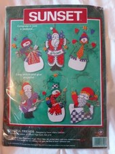 Sunset 18125 Fanciful Friends Ornament Kit