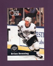 1991 Pro Set Brian Benning #398 - Los Angeles Kings