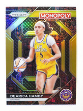 2024 Panini Prizm Monopoly WNBA Dearica Hamby Red Icons Insert Card WNBA23 Spark