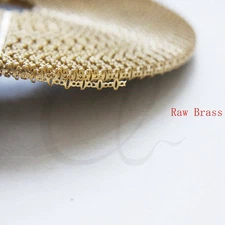 One Meter (3.28 Feet) Raw Brass Gallery Bezel Wire - 4.8mm (CW-1949C-T-283)