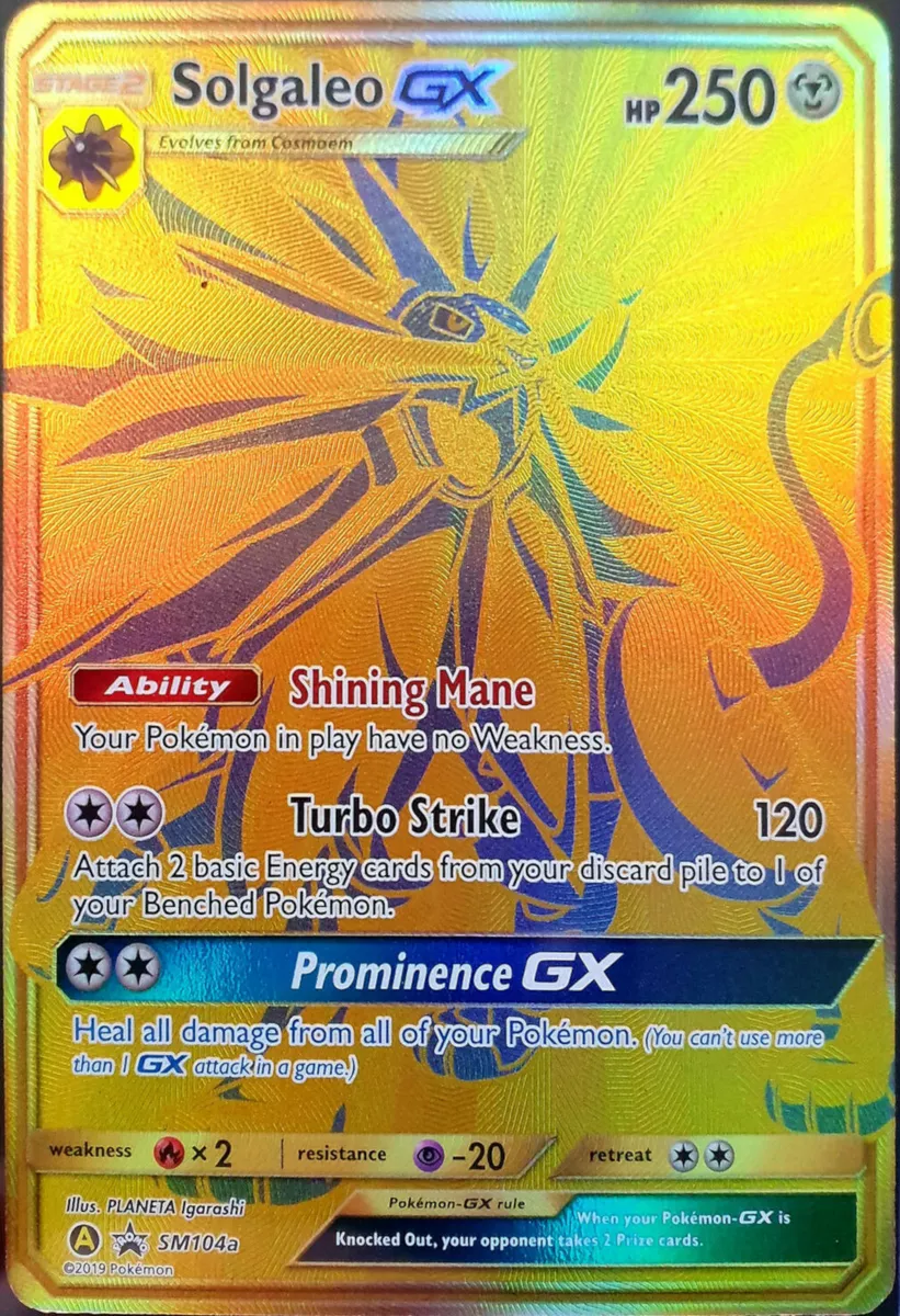 Solgaleo GX - SM104a - Promo