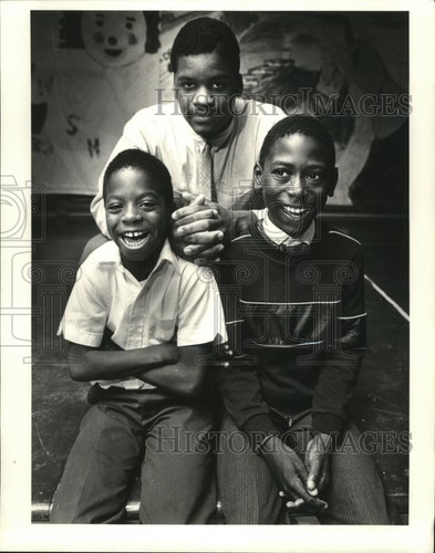 1987 Press Photo Actors playing Norbert Rullieux's life at Black Heritage Fest