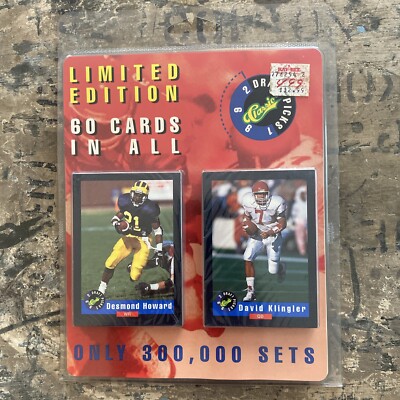 NFL Classic Draft Picks 1992  Complete Set FACTORY SEALED Limited Edition
