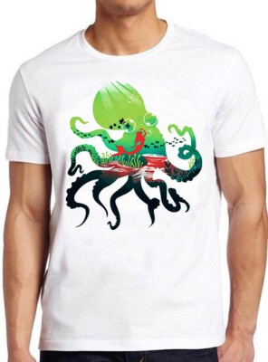 T-Shirt Oktopus Fische Fisch Meerjungfrau Meme Sea Life lustig Vintage Geschenk M838