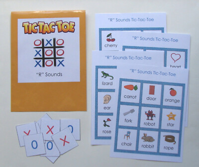 Teacher Made Literacy Center Speech Learning Resource Game R Sounds