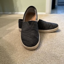Toms Avalon 340516 Slip On Comfort Shoe. Womens Size 7. Dark Gray
