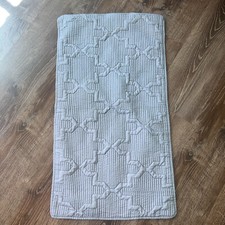 Brielle Home Pair King Quilted King Pillow Shams Very Good Condition Gray Natura