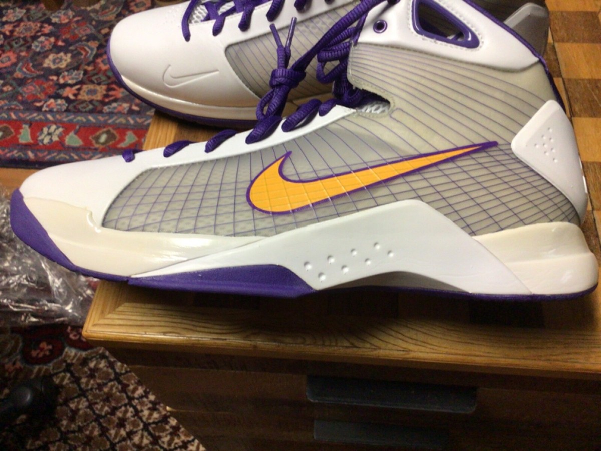 New Nike Kobe Hyperdunk Supreme Lakers Home 2008 Size 13