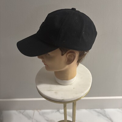 New Michael Kors Black MK Logo Strap Back Baseball Cap Hat  display picture 3