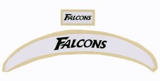 NOS Full Size Atlanta Falcons TB Riddell Speed Helmet Bumper Decals 20 mil 3M