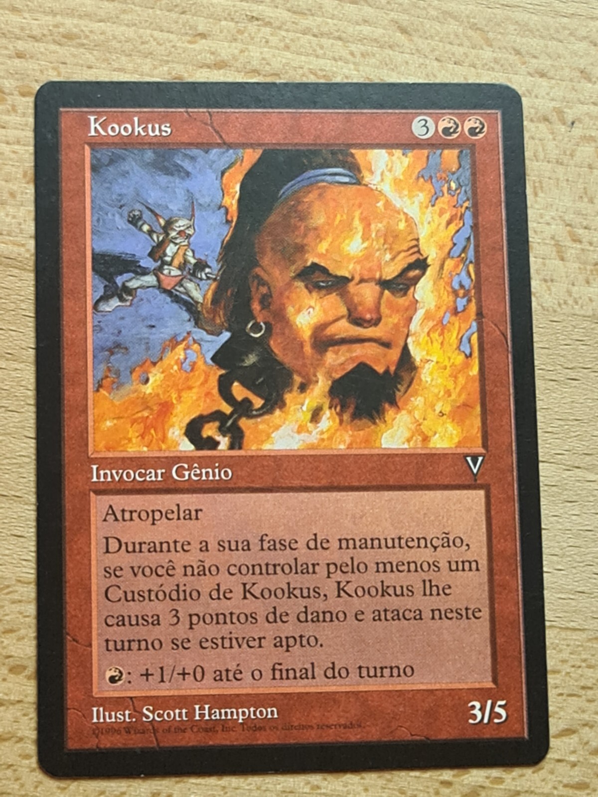 KOOKUS●VISIONS●1997●MTG●RARE●PORTUGUESE●NM #C240