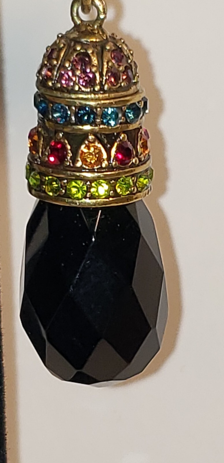 Heidi Daus Interchangeable DANGLING Earrings Clip… - image 13