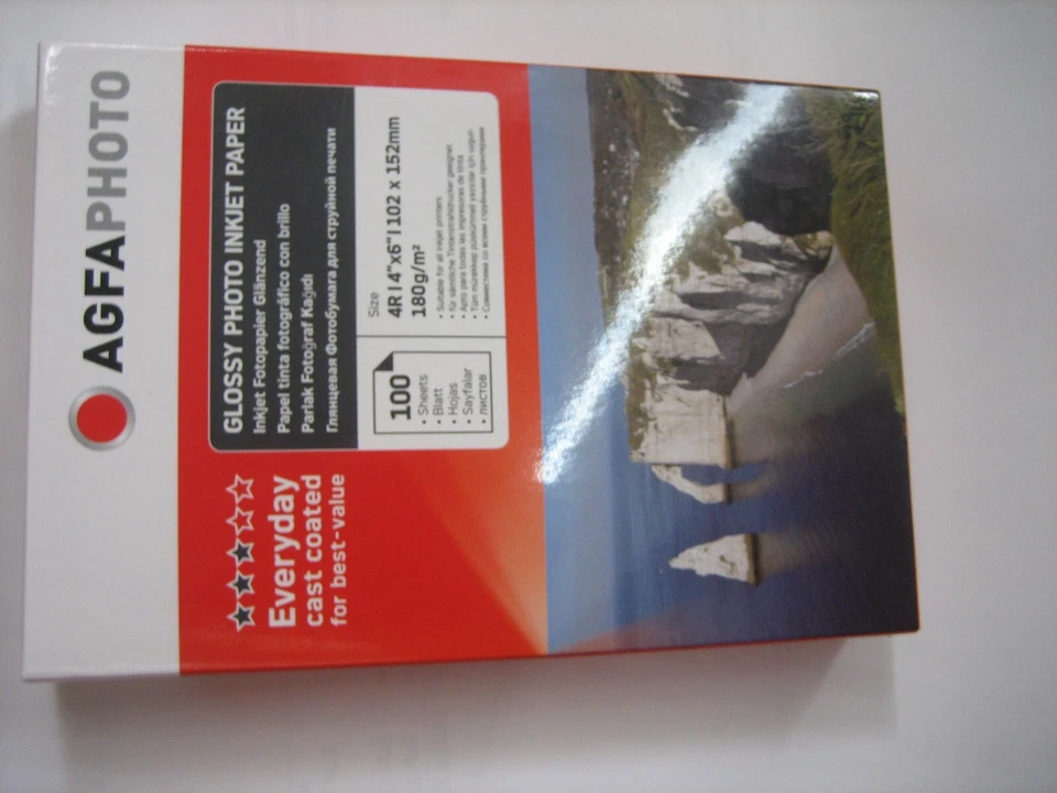 Agfa Photo Photo Paper 10x15 cm A6 100 Sheets 180g Glossy Paper AP18020A6 - Image 3 of 4