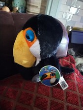 With Tag ; Big Headz Around The World Tucan Soft Plush Toy (9"inch)