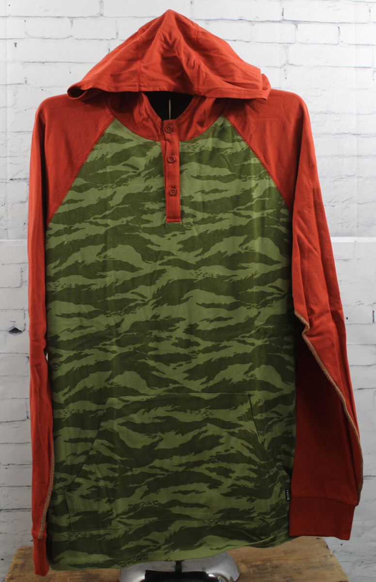 Новая мужская легкая толстовка Tavik Remedy с капюшоном на пуговицах Medium Cayon 4690₽